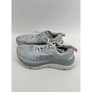 Hoka Gaviota 5 Womens 9.5 Stability Running Shoes Blue Grey Gorpcore, Athletic